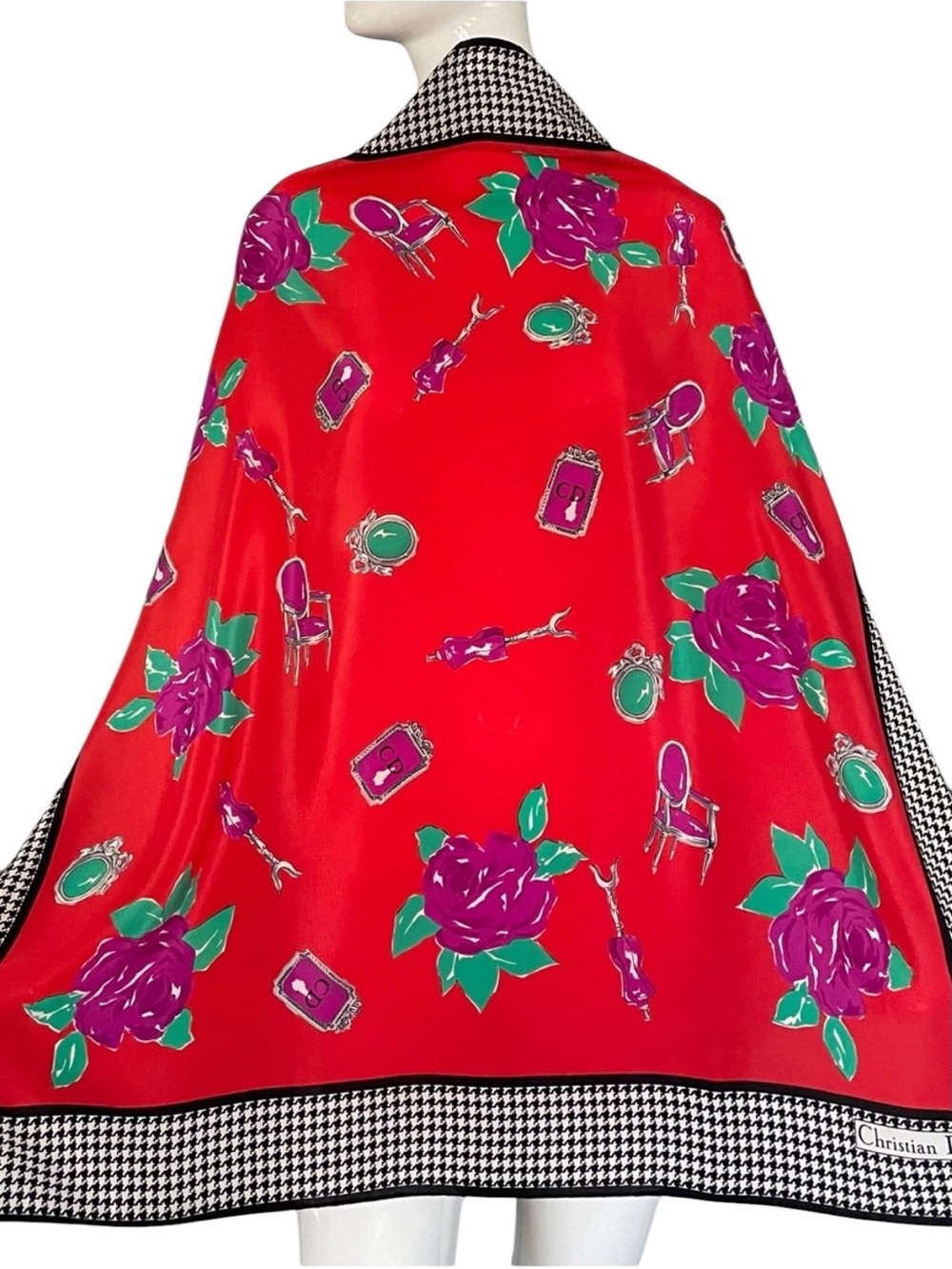 Christian Dior 100% Silk Scarf
